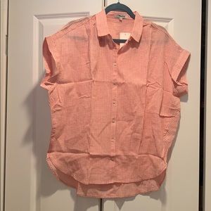 Madewell gingham short sleeve shirt